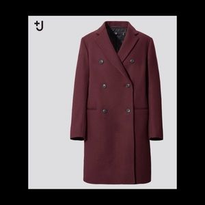WOMEN +J DOUBLE-FACE DOUBLE-BREASTED COAT